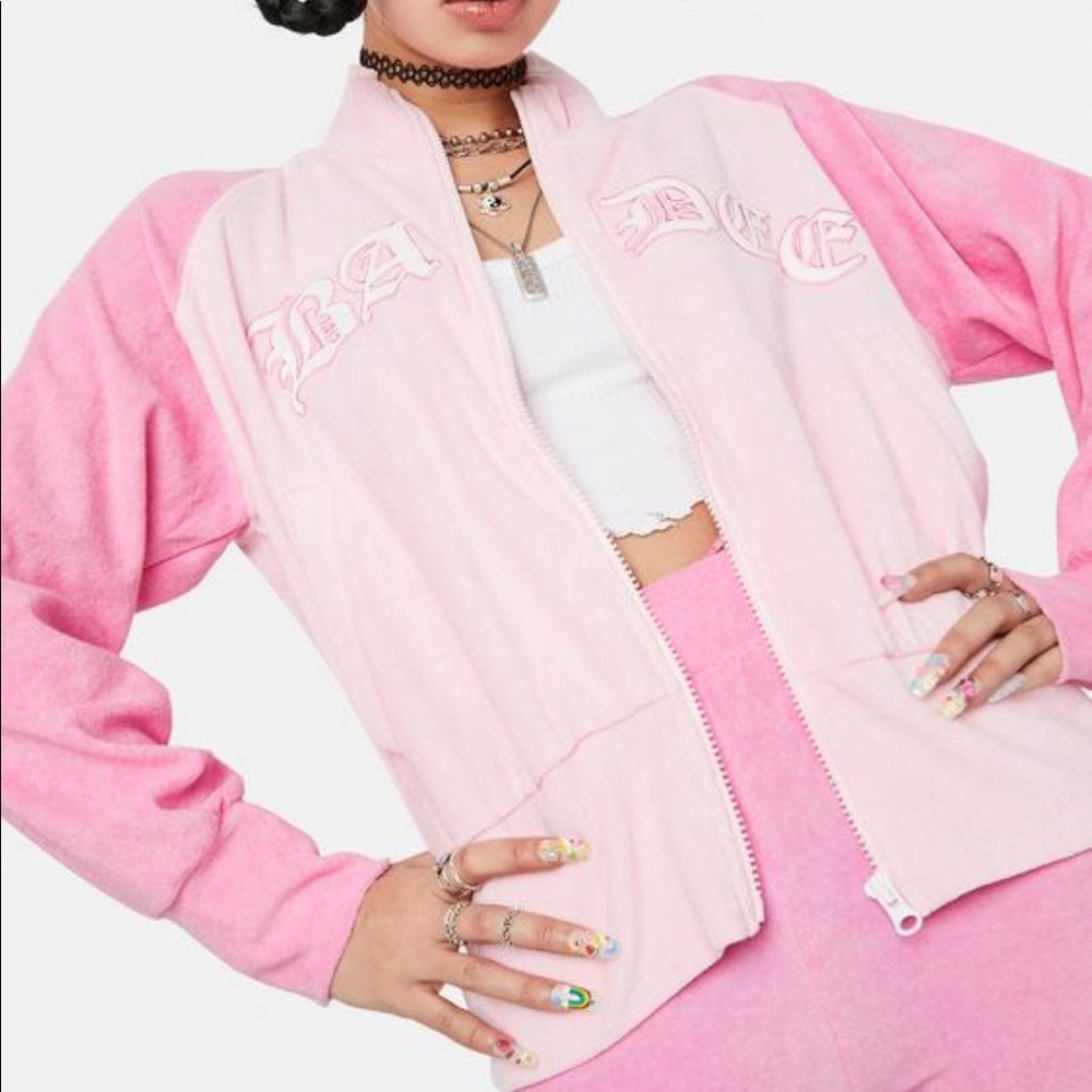 NWT 2 tone pink Bomber jacket✨